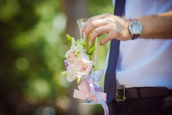 Groom Making a Toast — Stock Photo, Image