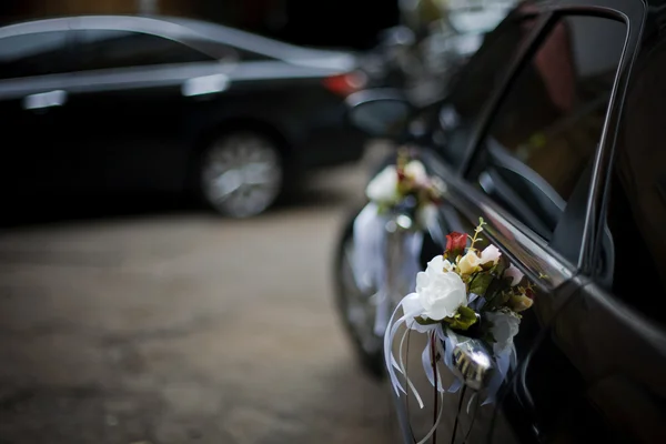 Decorated Wedding Car — Stock Photo, Image