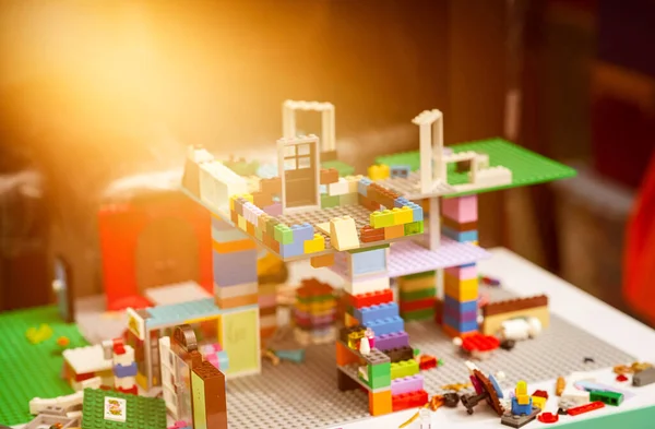 Bangkok Tajlandia Czerwca 2018 Klocki Lego Montaż Zabawek — Zdjęcie stockowe