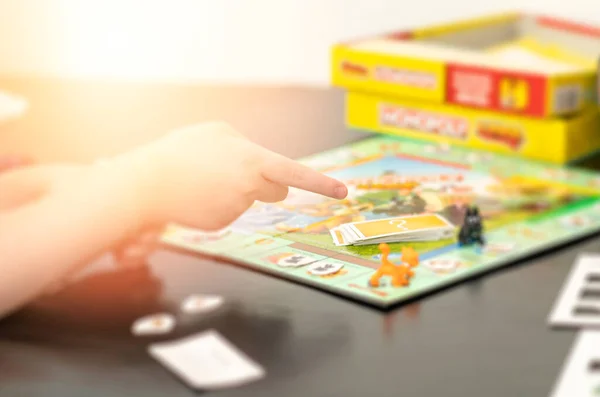 Hand Pick Board Game Child Fun — Stok Foto