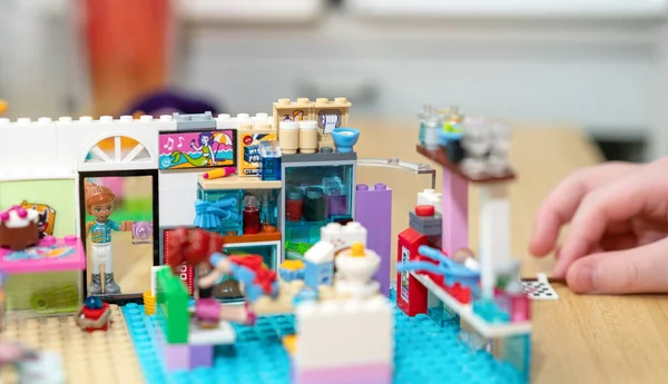 Bangkok Tajlandia Lutego 2022 Lego Przyjaciel Zestaw Pokoju Figurą Dziewczyny — Zdjęcie stockowe