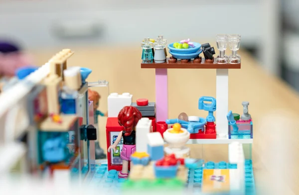 Bangkok Thailand Februar 2022 Lego Freund Zimmer Mit Mädchenfigur — Stockfoto