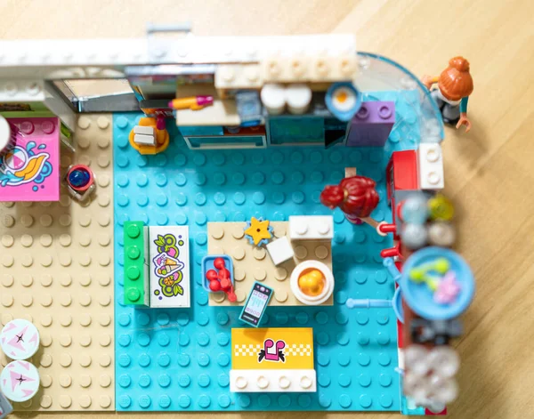 Bangkok Thailand Februari 2022 Lego Vriend Kamer Met Meisje Figuur — Stockfoto