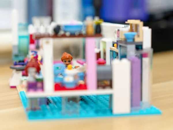 Bangkok Thailand Februar 2022 Lego Freund Zimmer Mit Mädchenfigur — Stockfoto