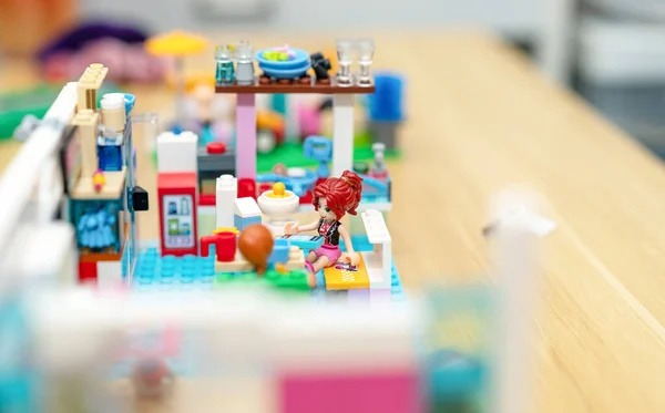 Bangkok Thailand Februari 2022 Lego Vriend Kamer Met Meisje Figuur — Stockfoto