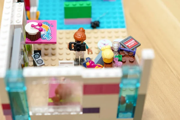 Bangkok Thailand Februari 2022 Lego Vriend Kamer Met Meisje Figuur — Stockfoto