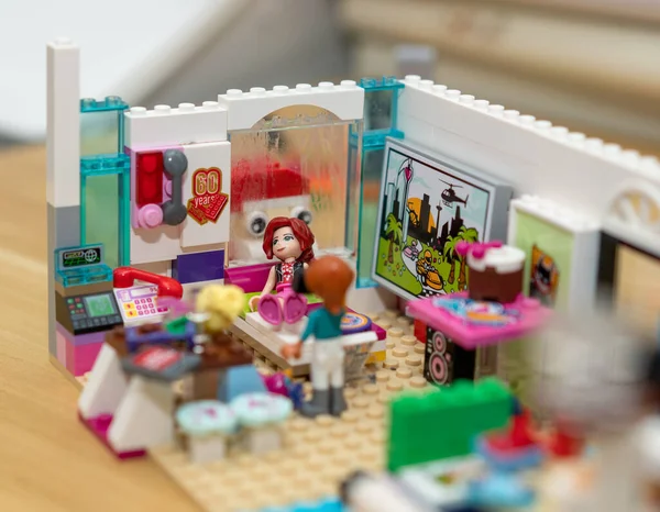 Bangkok Thailand Februar 2022 Lego Freund Zimmer Mit Mädchenfigur — Stockfoto