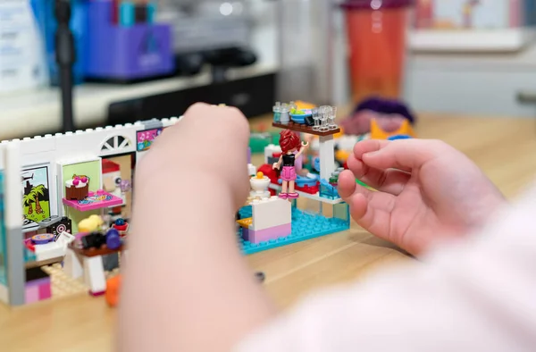 Bangkok Tailândia Fevereiro 2022 Amigo Lego Definido Quarto Com Figura — Fotografia de Stock