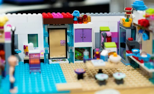 Bangkok Thailand Februar 2022 Lego Freund Zimmer Mit Mädchenfigur — Stockfoto