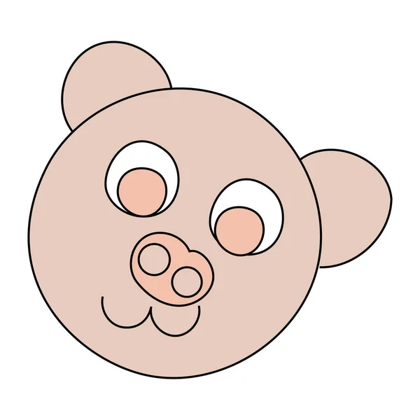 Pig Cartoon Vector Isolated — Stock Photo, Image