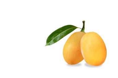 Mayonez portakallı plango meyvesi beyaza izole edilmiş.