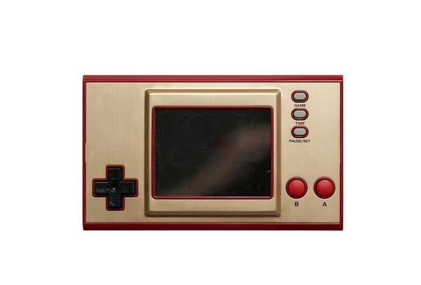 Portable Game Console Screen Mock Top View — Stock Photo, Image