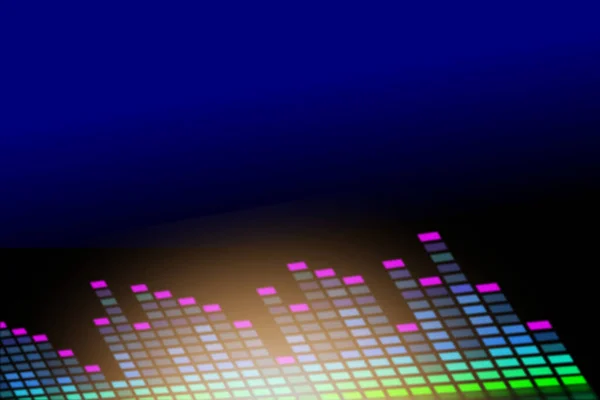Sound Equalizer Electronic Music — Stock Photo, Image
