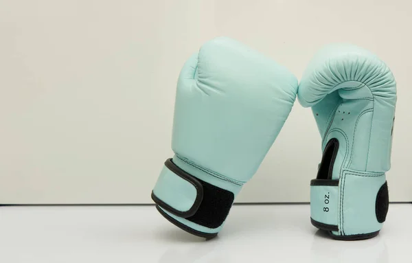 boxing gloves on floor no person in sport gear concept
