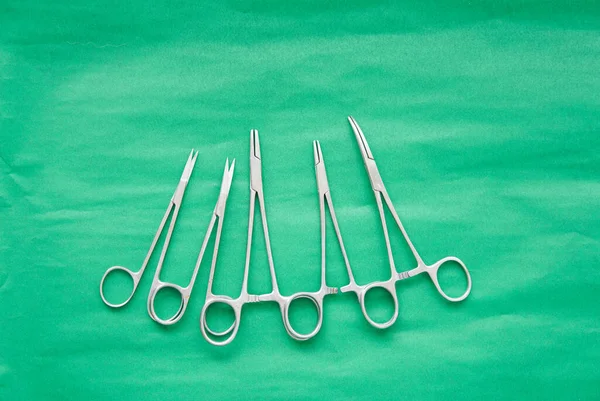 Instrumentos Cirúrgicos Sala Operações Para Tratamento Cirurgião — Fotografia de Stock