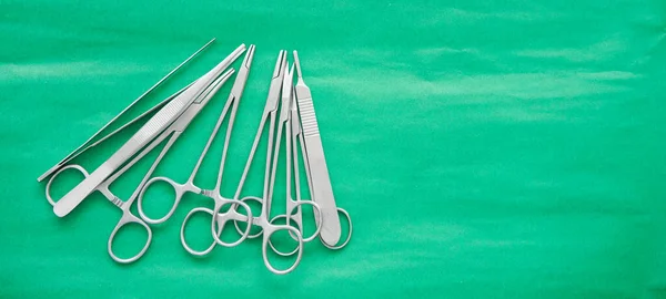 Ferramentas Cirúrgicas Para Tratamento Operação Médica — Fotografia de Stock