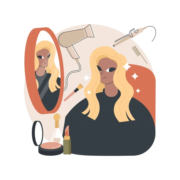 Beauty salon abstract concept vector illustration. — Stock Vector
