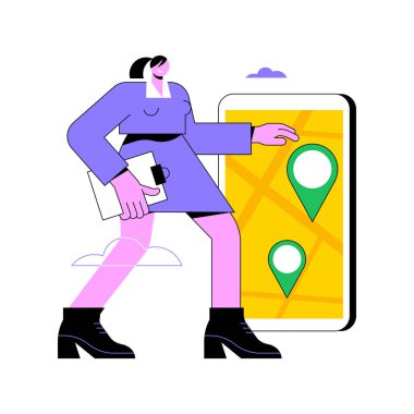 Soyut konsept vektör illüstrasyonunu yönlendir.