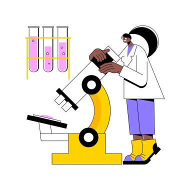 Kan testi soyut konsept vektör çizimi.