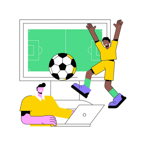 Sport spel abstrakt begrepp vektor illustration. — Stock vektor