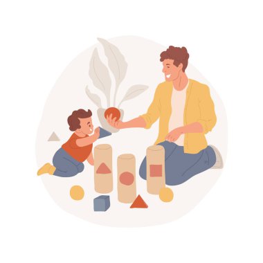 Şekiller sınıflandırma, soyut konsept vektör çizimi.