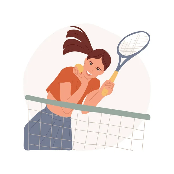 Tenis abstrakcyjne pojęcie wektor ilustracji. — Wektor stockowy