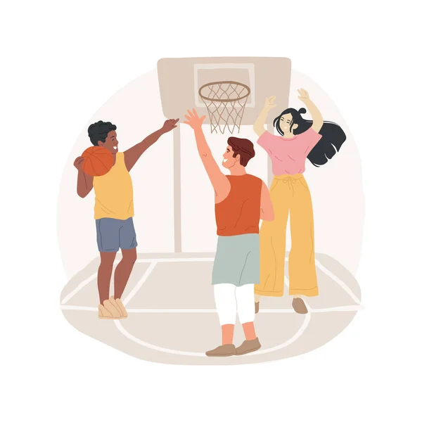 Basket isolerad tecknad vektor illustration — Stock vektor