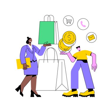 Soyut konsept vektör çizimi.