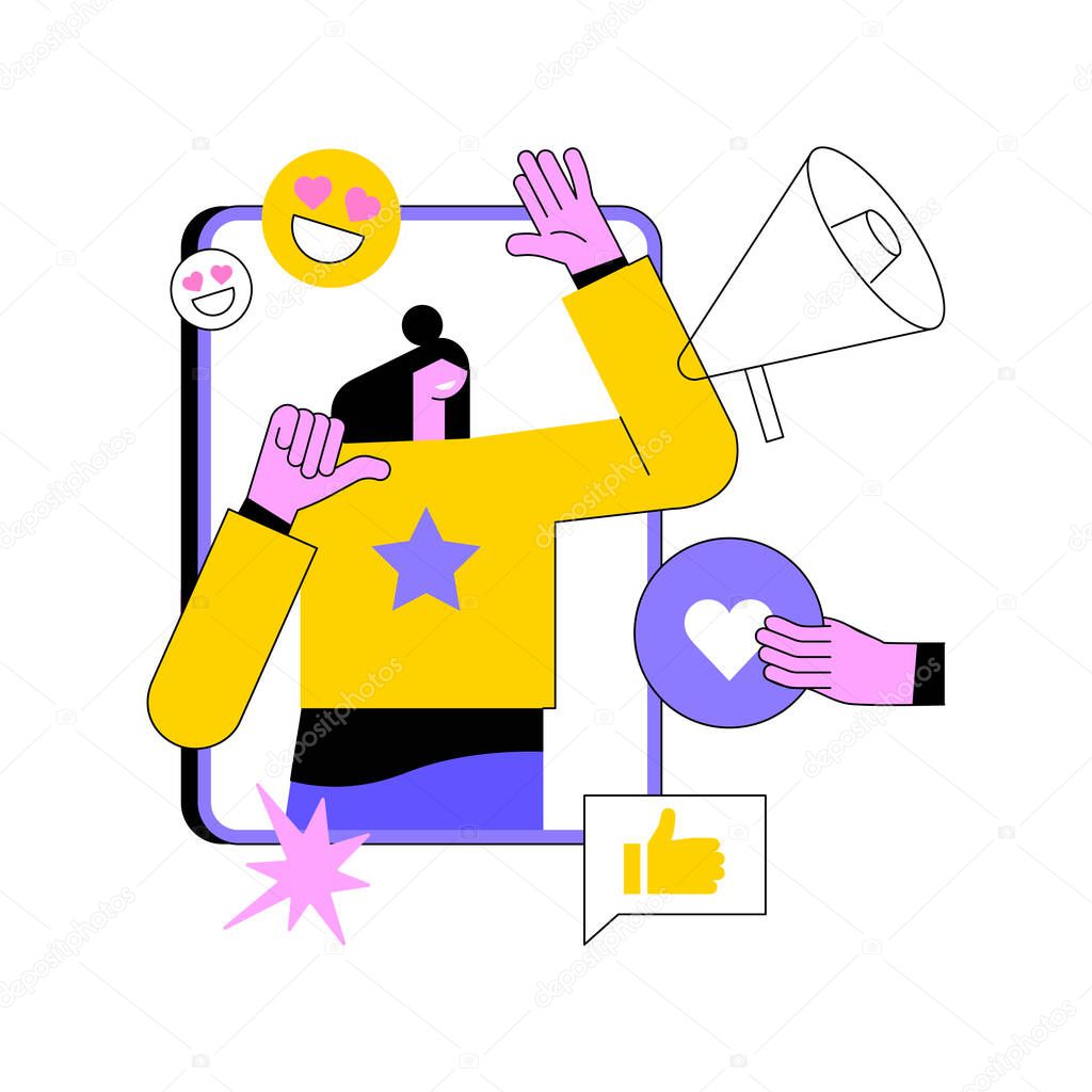 Brand persona abstract concept vector illustration.