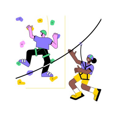 Pist parkı soyut konsept vektör illüstrasyonunu engelle.