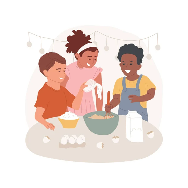 Einfache Kochkünste Isolierten Cartoon Vektor Illustration Gesunde Essgewohnheiten Einfaches Kochen — Stockvektor