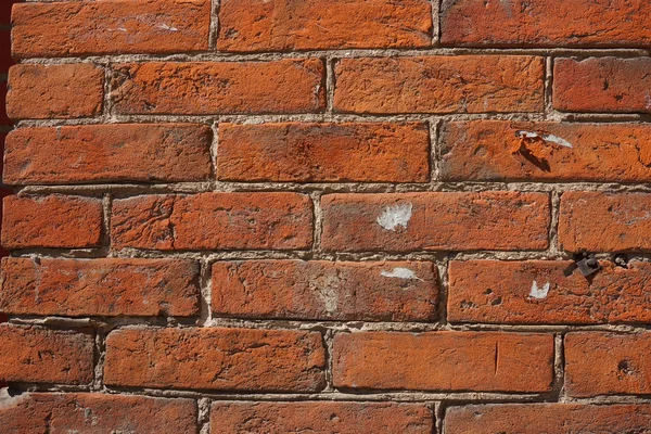 Rote Ziegelwand - strukturierter Hintergrund — Stockfoto