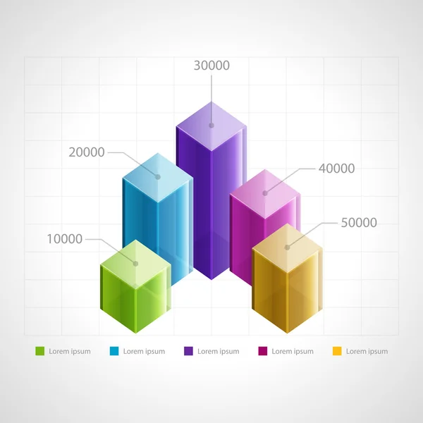 Infographics collection Information graphics vector design elements — Stock Vector