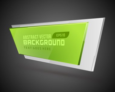 soyut geometrik 3d şekil vektör arka plan