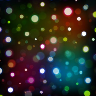 bokeh ışıkları ile tasarlamak vektör arka plan