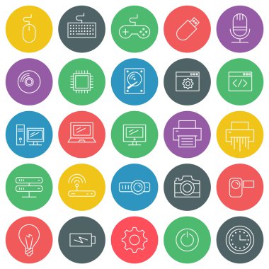 vektör simgeler kümesi. Web sitesi tasarımı ve mobil uygulamaları için. 