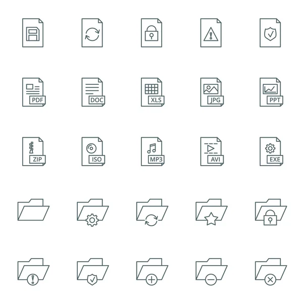 Vector icons set. For web site design and mobile apps. — Stock Vector