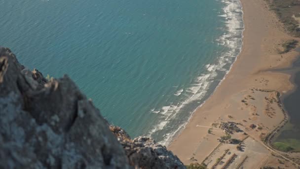 Iztuzu Vista Playa Desde Colina Dalyan Turquía — Vídeos de Stock