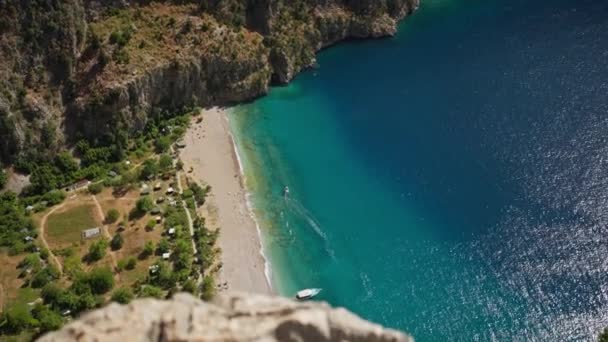 Vale Borboleta Kelebekler Vadisi Perto Cidade Oludeniz Fethiye Turquia — Vídeo de Stock