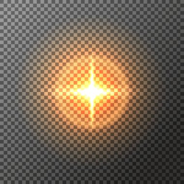 Mercek gösterimi şeffaf ızgarada izole edildi.