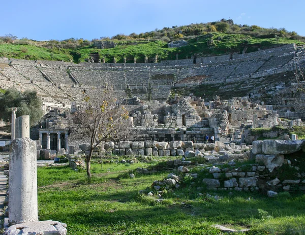 Efeze theater — Stockfoto