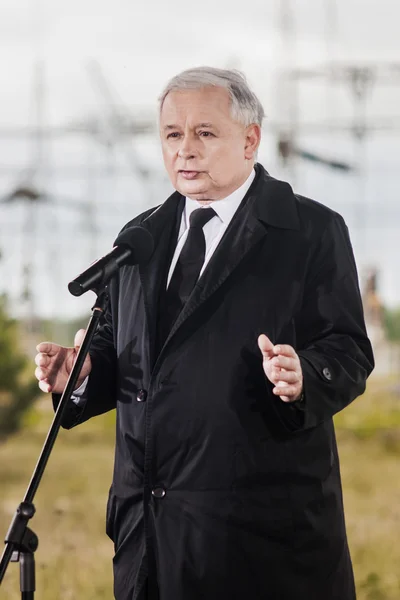 Jaroslaw Kaczynski Ex-Primeiro-Ministro da Polónia — Fotografia de Stock