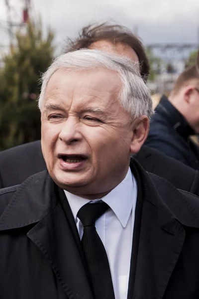 Jaroslaw kaczynski voormalig premier van Polen — Stockfoto