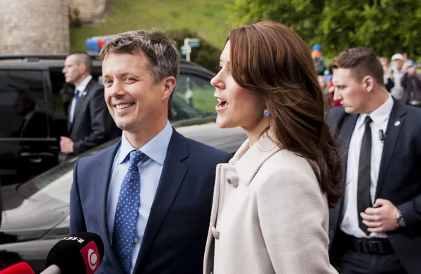 Danimarka Prensi frederik ve Prenses mary — Stok fotoğraf