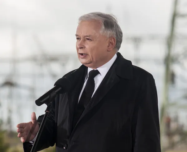 Jaroslaw Kaczynski ehemaliger polnischer Ministerpräsident — Stockfoto