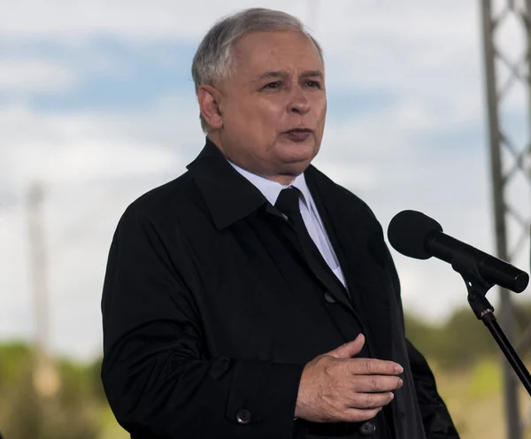 Jarosław Kaczyński — Zdjęcie stockowe