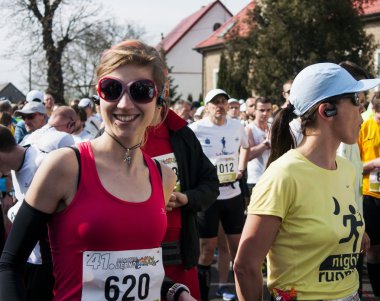 Marathon Polonya başlatılması dakika sayım
