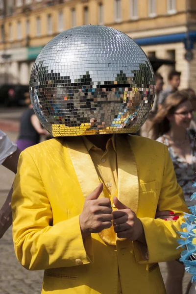 Disco Ball Man — Stock Photo, Image
