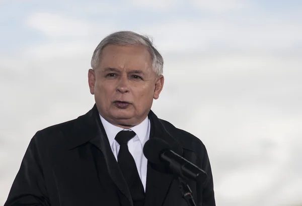 Jaroslaw Kaczynski Ex primo ministro della Polonia — Foto Stock