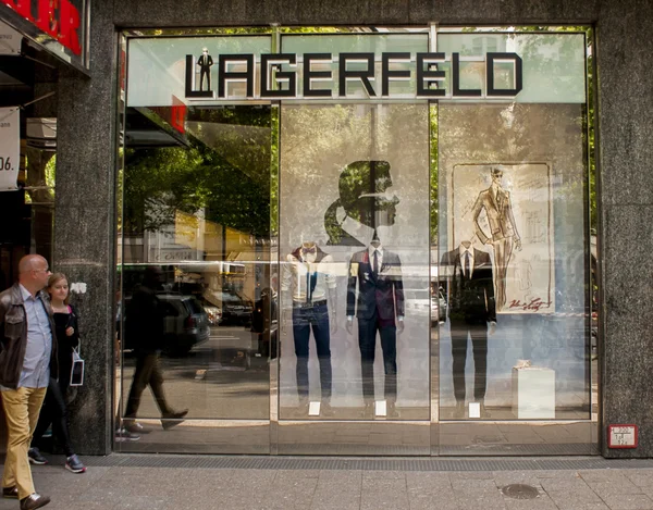Karl lagerfeld mağaza Berlin — Stok fotoğraf